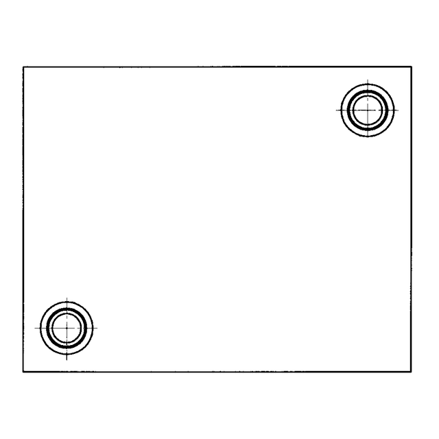 Blocs à colonnes rectangulaires avec guidages à billes en diagonale D88/D98