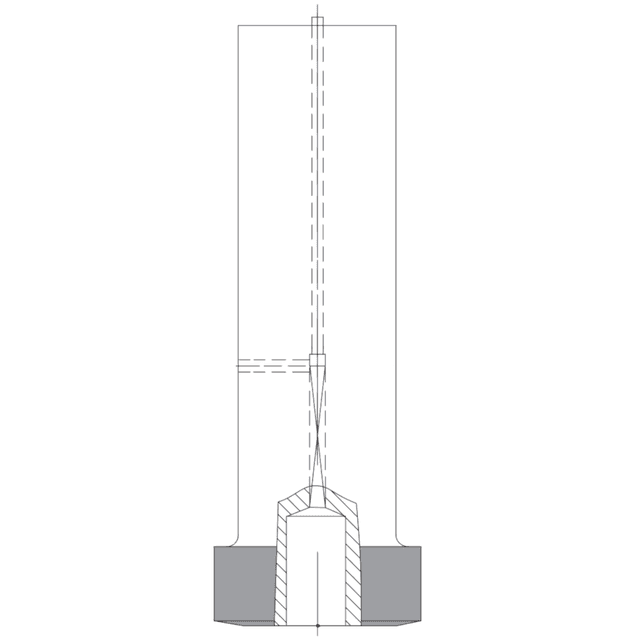Poinçon tête cylindrique centrage par goupille charge lourde avec éjecteur P_-PTFB / P_-PTF_
